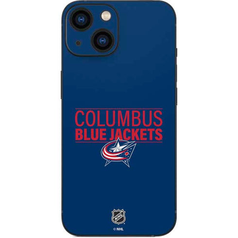 NHL Columbus Blue Jackets Lineup iPhone 13 Mini Skin