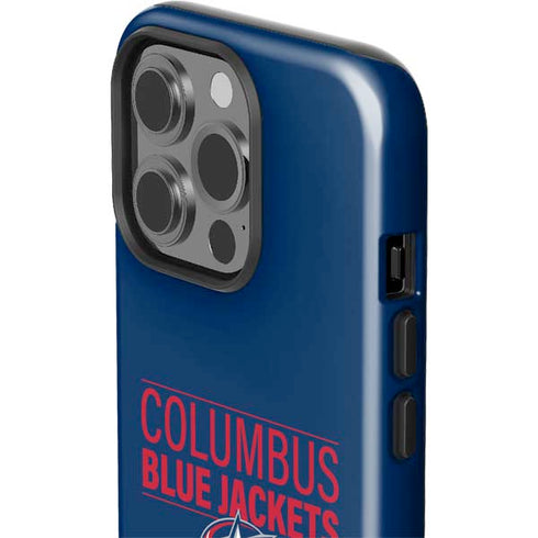 NHL Columbus Blue Jackets Lineup iPhone 13 Pro Impact Case
