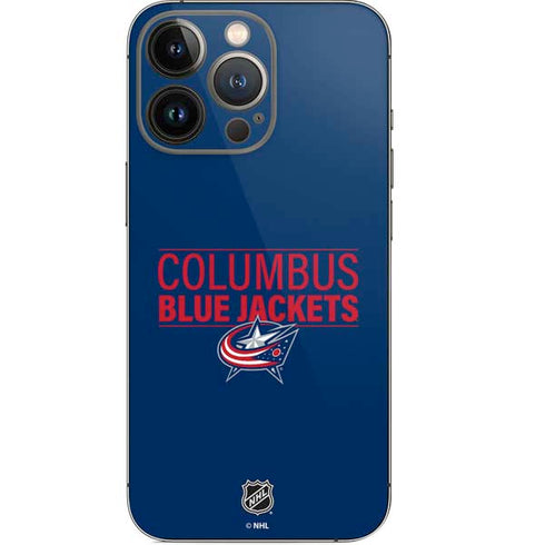 NHL Columbus Blue Jackets Lineup iPhone 13 Pro Skin