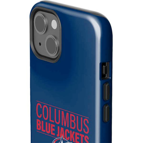 NHL Columbus Blue Jackets Lineup iPhone 14 Plus Impact Case