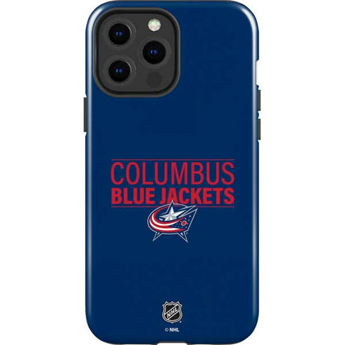 NHL Columbus Blue Jackets Lineup iPhone 15 Pro Max Impact Case