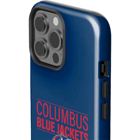 NHL Columbus Blue Jackets Lineup iPhone 15 Pro Max Impact Case