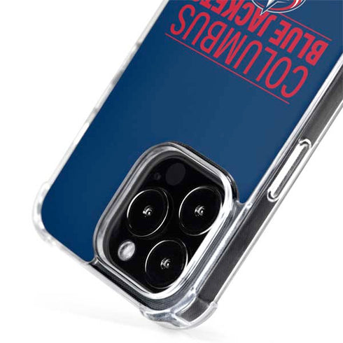 NHL Columbus Blue Jackets Lineup iPhone 14 Pro Max MagSafe Case