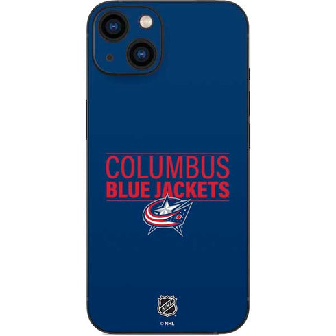 NHL Columbus Blue Jackets Lineup iPhone 14 Skin