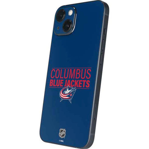NHL Columbus Blue Jackets Lineup iPhone 14 Skin