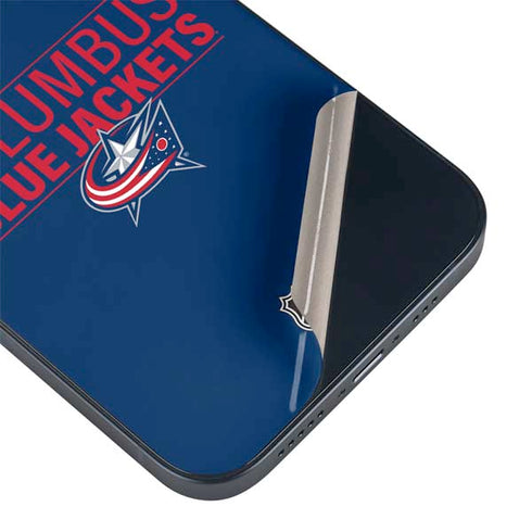 NHL Columbus Blue Jackets Lineup iPhone 14 Skin