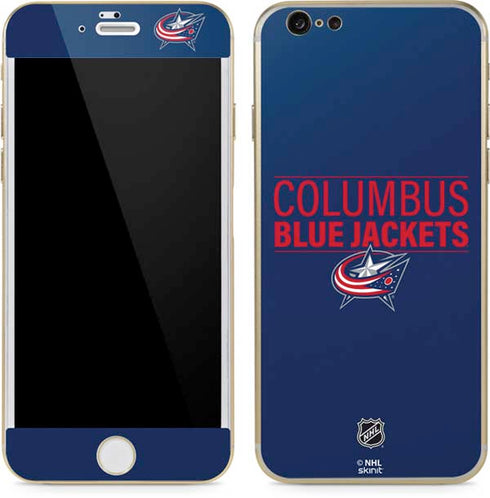 NHL Columbus Blue Jackets Lineup iPhone 6/6s Skin