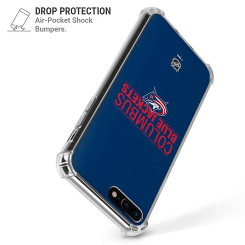 NHL Columbus Blue Jackets Lineup iPhone 7/8 Plus Clear Case