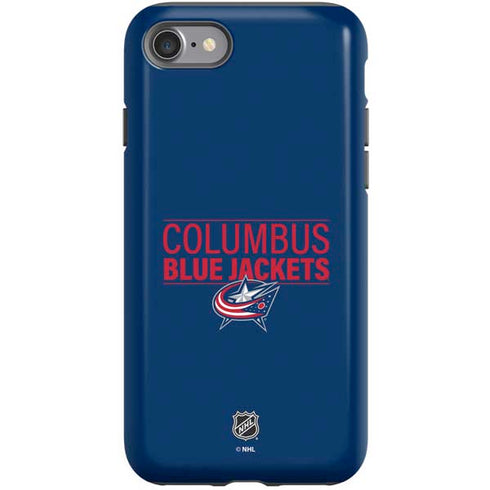 NHL Columbus Blue Jackets Lineup iPhone SE (2nd & 3rd Gen) Pro Case