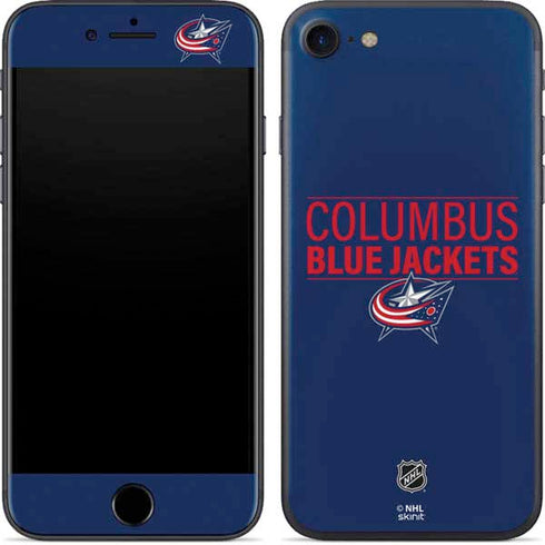 NHL Columbus Blue Jackets Lineup iPhone SE (2nd & 3rd Gen) Skin