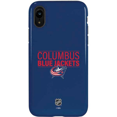 NHL Columbus Blue Jackets Lineup iPhone XR Pro Case