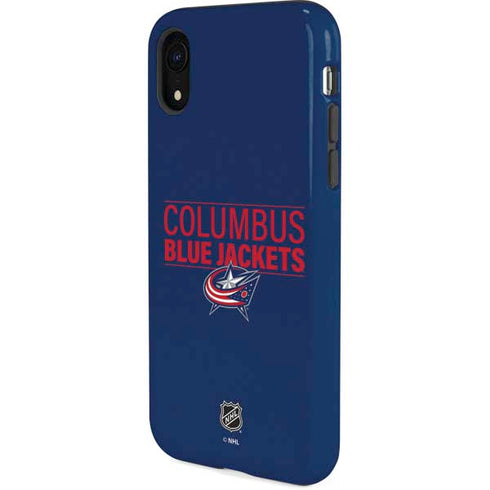 NHL Columbus Blue Jackets Lineup iPhone XR Pro Case