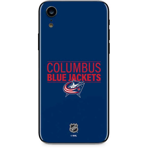 NHL Columbus Blue Jackets Lineup iPhone XR Skin