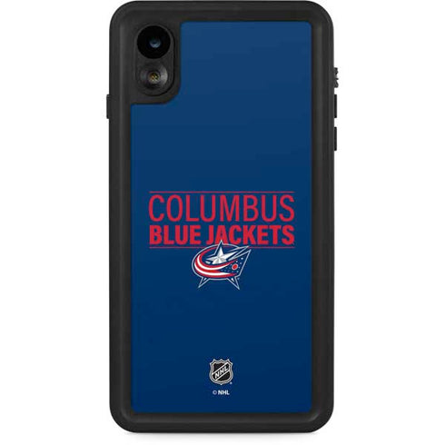 NHL Columbus Blue Jackets Lineup iPhone XR Waterproof Case
