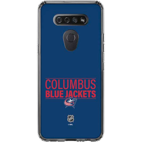 NHL Columbus Blue Jackets Lineup LG K51/Q51 Clear Case