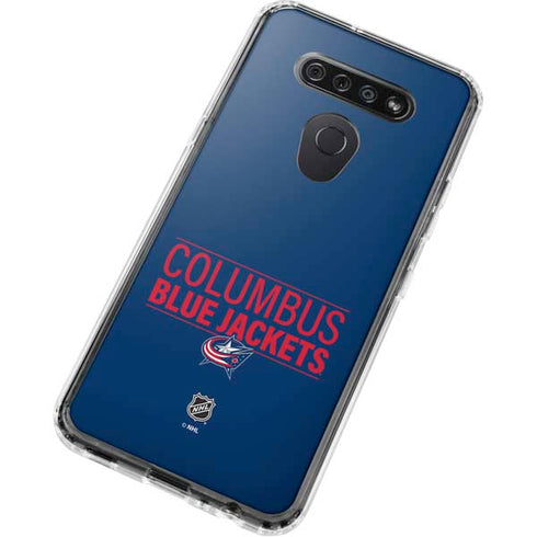 NHL Columbus Blue Jackets Lineup LG K51/Q51 Clear Case