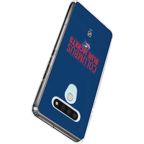 NHL Columbus Blue Jackets Lineup LG Stylo 6 Clear Case