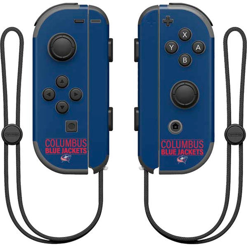 NHL Columbus Blue Jackets Lineup Nintendo Joy-Con (L/R) Controller Skin