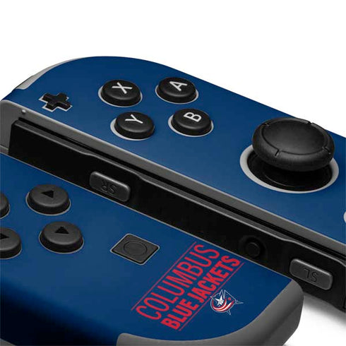 NHL Columbus Blue Jackets Lineup Nintendo Joy-Con (L/R) Controller Skin