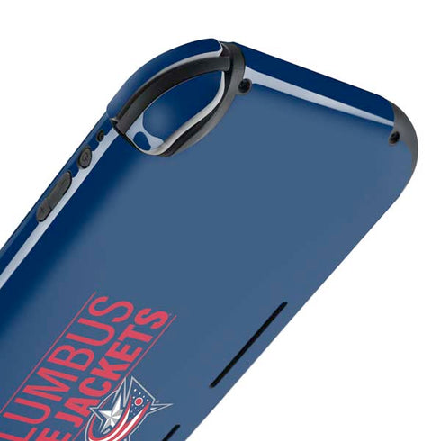 NHL Columbus Blue Jackets Lineup Nintendo Switch Lite Skin