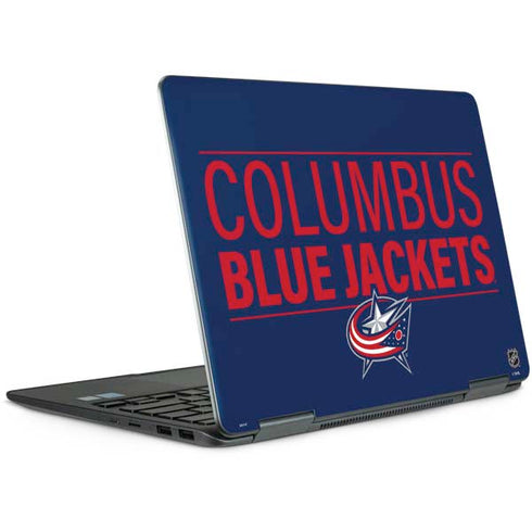 NHL Columbus Blue Jackets Lineup Notebook 9 Pro 13in (2017) Skin