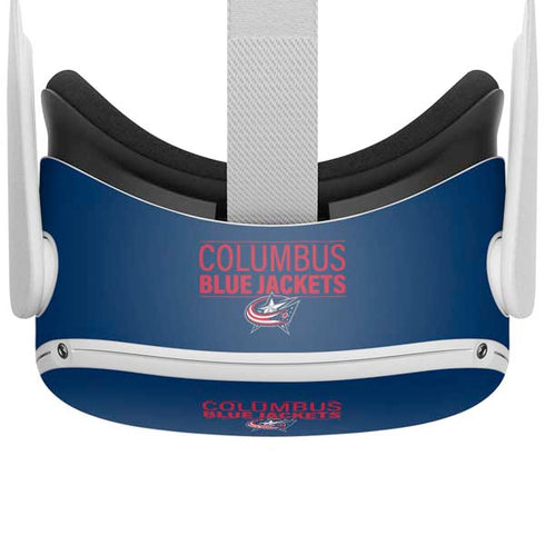 NHL Columbus Blue Jackets Lineup Oculus Quest 2 Skin