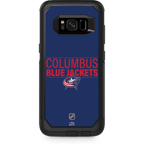 NHL Columbus Blue Jackets Lineup Otterbox Commuter Galaxy Skin