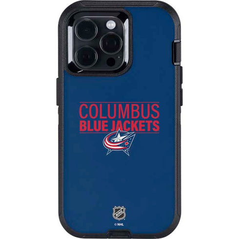 NHL Columbus Blue Jackets Lineup Otterbox Defender iPhone Skin