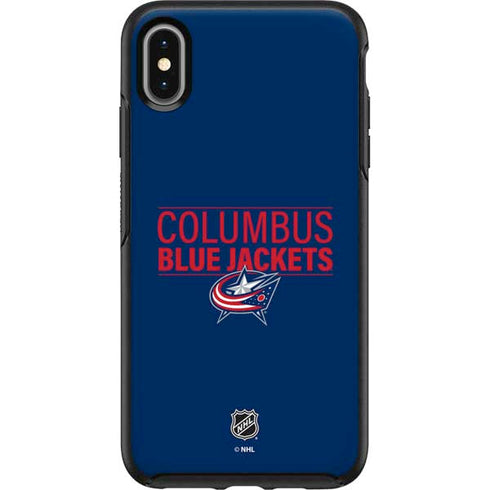 NHL Columbus Blue Jackets Lineup Otterbox Symmetry iPhone Skin