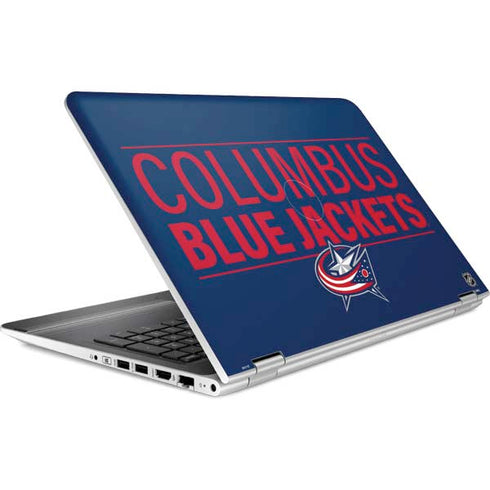 NHL Columbus Blue Jackets Lineup HP Pavilion Skin