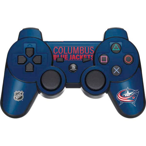 NHL Columbus Blue Jackets Lineup PS3 Dual Shock wireless controller Skin