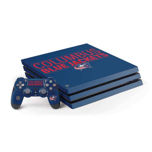 NHL Columbus Blue Jackets Lineup PS4 Pro Bundle Skin