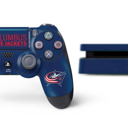 NHL Columbus Blue Jackets Lineup PS4 Slim Bundle Skin