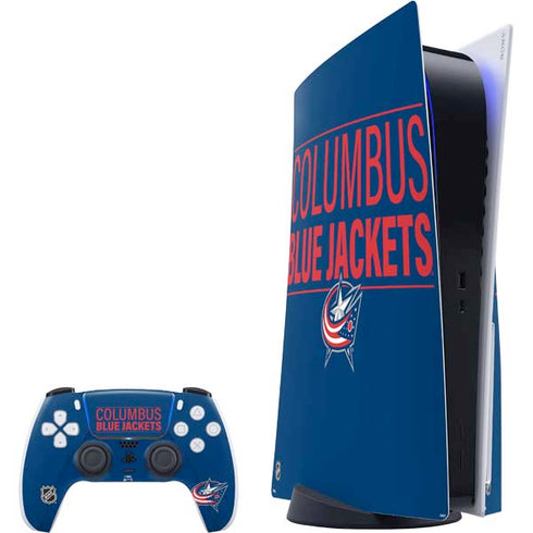 NHL Columbus Blue Jackets Lineup PS5 Bundle Skin