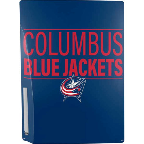 NHL Columbus Blue Jackets Lineup PS5 Console Skin