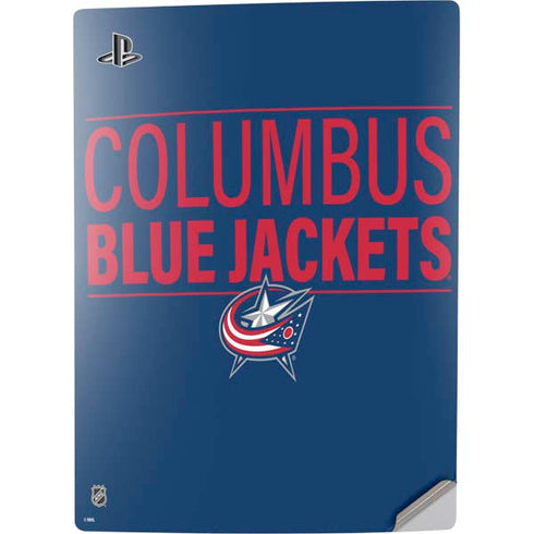 NHL Columbus Blue Jackets Lineup PS5 Digital Edition Console Skin