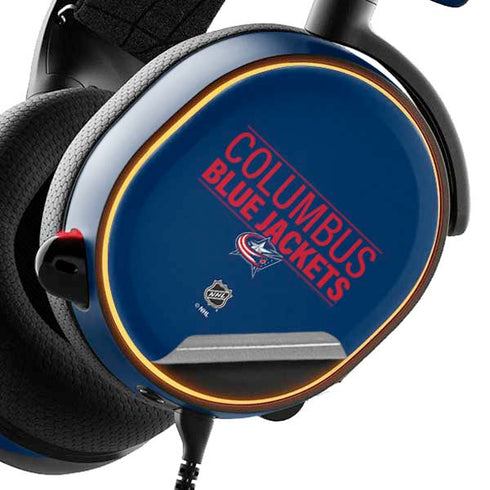 NHL Columbus Blue Jackets Lineup SteelSeries Arctis 3 Skin