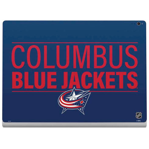 NHL Columbus Blue Jackets Lineup Surface Book 2 15in Skin