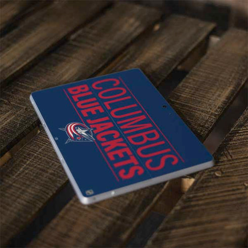 NHL Columbus Blue Jackets Lineup Surface Go Skin