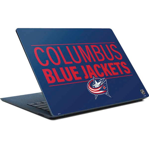 NHL Columbus Blue Jackets Lineup Surface Laptop Skin