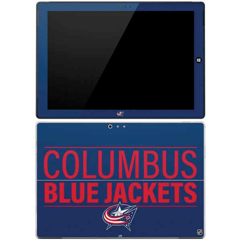NHL Columbus Blue Jackets Lineup Surface Pro 3 Skin