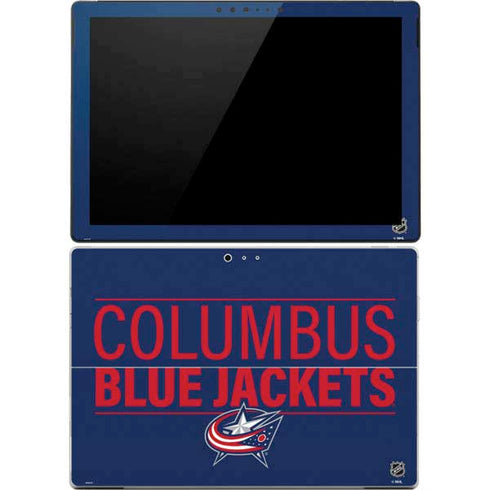 NHL Columbus Blue Jackets Lineup Surface Pro 4 Skin
