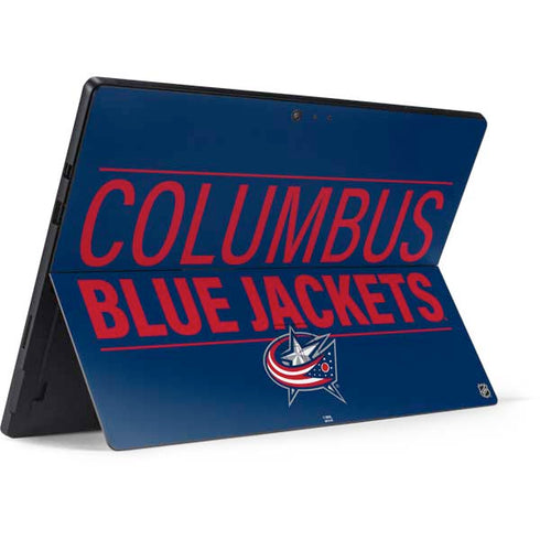 NHL Columbus Blue Jackets Lineup Surface Pro 6 Skin