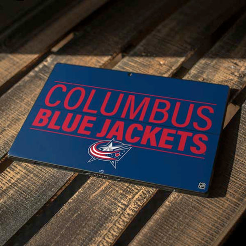 NHL Columbus Blue Jackets Lineup Surface Pro 6 Skin