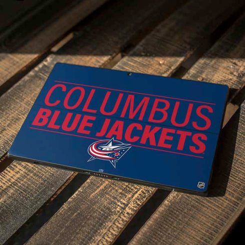 NHL Columbus Blue Jackets Lineup Surface Pro 7 Skin