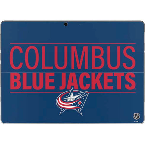 NHL Columbus Blue Jackets Lineup Surface Pro 9 Skin