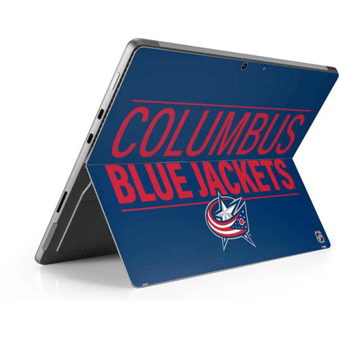 NHL Columbus Blue Jackets Lineup Surface Pro 9 Skin