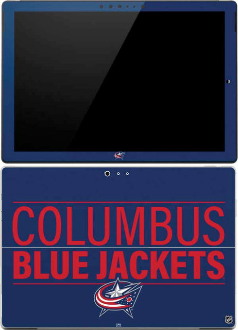 NHL Columbus Blue Jackets Lineup Surface Pro (2017) Skin