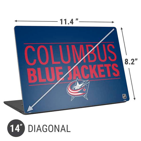 NHL Columbus Blue Jackets Lineup Universal Laptop 14in (11.4 x 8.2in) Skin