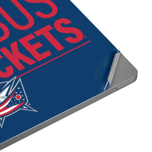 NHL Columbus Blue Jackets Lineup Universal Laptop 16.6in (13.4 x 9.7in) Skin